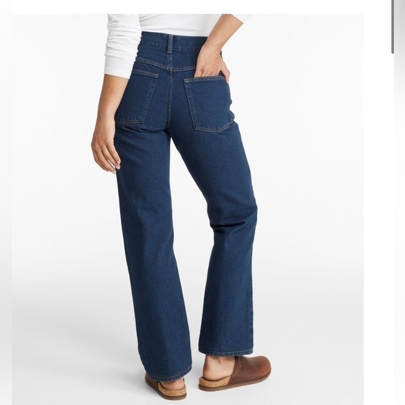 Women's Double L® Jeans, Ultra High-Rise Straight-Leg size:10 Color : Blue - Picture 3 of 14